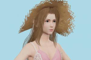 FFVII Aerith Final-Fantasy, ffvii, Aerith, final, fantasy, female, girl, woman, people, xna, characters, animated